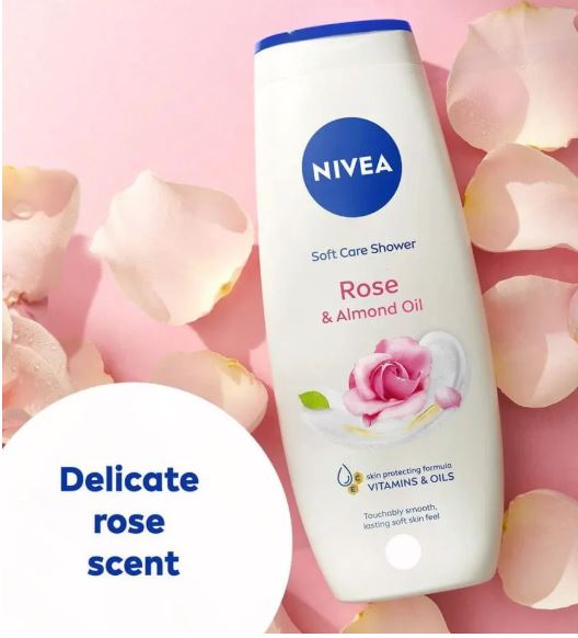 Nivea Rose & Almond Oil Shower Cream 250 ML